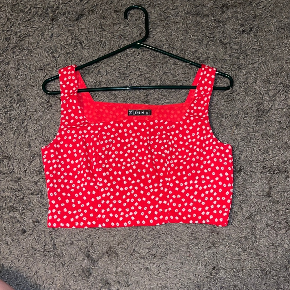 Shein flower crop top